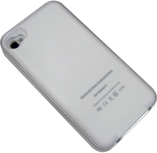Калъф-клавиатура Econet iCustom за iPhone 4 Slide Keyboard Case, бял EN-008WH エコネッットトコココネ