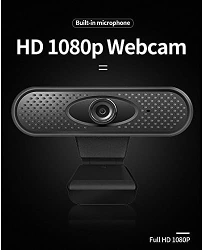 Уеб камера HD 1080P за КОМПЮТРИ, USB Камера Вграден Микрофон Компютърна Подключаемая и воспроизводимая уеб камера Интернет-предавания за видео разговори, обучение, конференция, игри