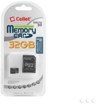 Карта памет Cellet 32GB Kodak EasyShare C913 Micro SDHC специално оформена за високоскоростен цифров запис без загуба! Включва стандартна SD адаптер.