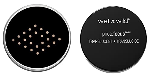 Ронлив компактна пудра за фиксиране На Wet n Wild Photo Focus Ронлив Финишная Белезникав прах-полупрозрачна