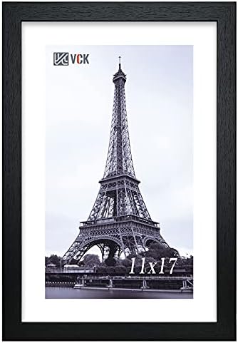 Рамка за Плакат VCK 11 × 17 См, Дървена Рамка За Снимки Набор от Черната Рамка За Сертификат за Тип Стенен Монтаж за Галерии Офис у Дома