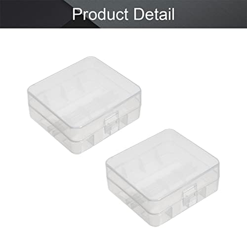 Изберете 2 x 26650 Калъф За съхранение на Батерии Притежателя Органайзер Кутия Прозрачна 2 елемента