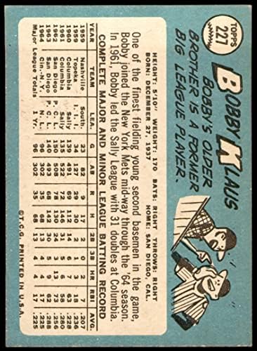 1965 Topps 227 Боби Коледа Ню Йорк Метс (Бейзболна картичка) БИВШ Метс