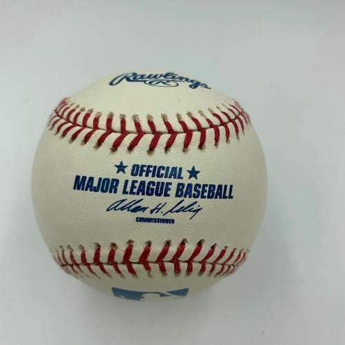 Официален представител на Мейджър лийг Бейзбол Ронделл Уайт с Автограф - Бейзболни Топки с Автографи