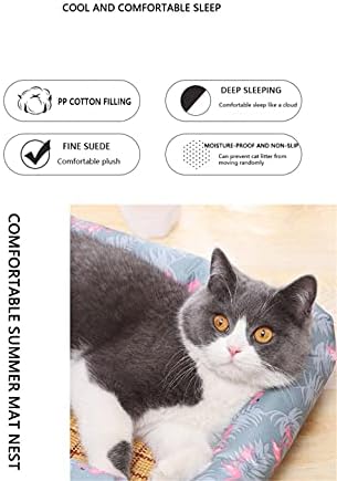 SCDCWW Подложка от плат Оксфорд Гнездо Къщичка за Котки Стоки за домашни любимци, Аксесоари за котки Хамак Плюшен Когтеточка с Къща Възглавници (Цвят: E, Размер: XL)