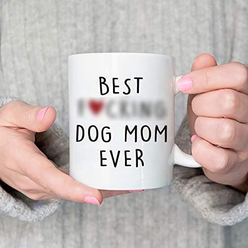 Cabtnca най-Добрата Чаша за мама-куче, Подаръци Майка си за Деня на Майката от Дъщерята и сина, Подарък на майка ми за рождения Ден, Забавна Кафеена Чаша за майките, Нови подаръци за любителите на кучета За мама-куче,