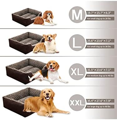WOVMAN Успокояващ Одеало за домашни любимци Минималистичная легло за домашни любимци, за кучета (Цвят: черен размер: Голям)