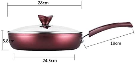 Качествена Антипригарная Тиган Тиган GYDCG за пържене със Стъклен капак, могат да се Мият в миялна машина, Може да се пече във фурната