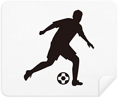 Футболен Футболен Спортен Контур Плат За Почистване на Екрана за Пречистване на 2 елемента замшевой Тъкан
