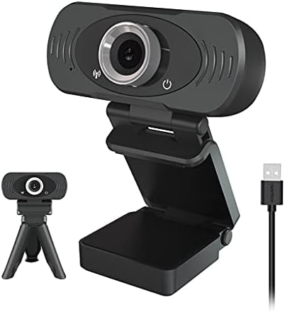 CLGZS Уеб-камера 1080P Пълна Уеб-Камера Вграден Микрофон, Въртящи се на USB Конектори Уеб Камера за КОМПЮТЪР, преносим Компютър