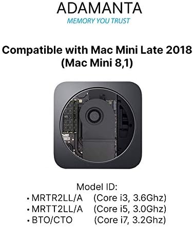 Надграждане на паметта Adamanta 64 GB (2x32 GB) за Apple iMac 27 с дисплей Retina 5K 2020 година, Apple iMac 27с дисплей Retina 5K 2019 година, Apple Mac Mini DDR4 2666 Mhz PC4-21300 sodimm памет 2Rx8 CL19 1.2 v ДИНАМИЧНА