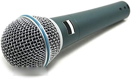 WSSBK Професионален Суперкардиоидный Динамичен Жични микрофона, за Изпълнение на Живо Пеене на Караоке Подкаст Сценична студио