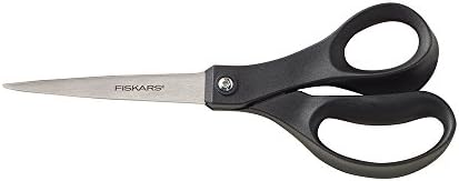 Ножици за възрастни от вторични суровини Fiskars Crafts, Черни