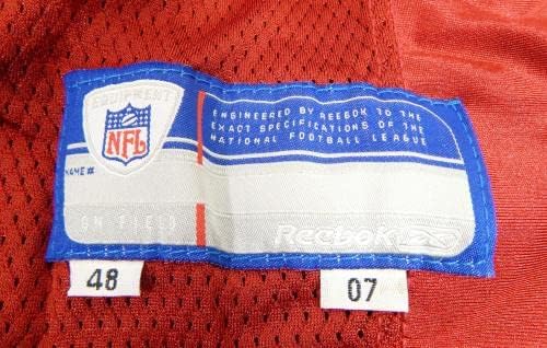 2007 Сан Франциско 49ерс Тони Рагге #69, Издаден в Червената Фланелка 48 20 - Използваните тениски без подпис за игри в NFL