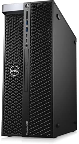 Настолна работна станция Dell Precision T5820 (2018) | Core Xeon W - твърд диск с капацитет 1 TB 64 GB оперативна памет - RTX A4500 | 14 Ядра при честота на 4.6 Ghz - 16 GB GDDR6 Win 11 Pro (обновена)