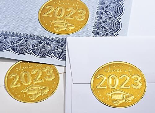Печат от златно фолио PaperDirect клас 2023, Аксесоари за пликове, Комплект от 102