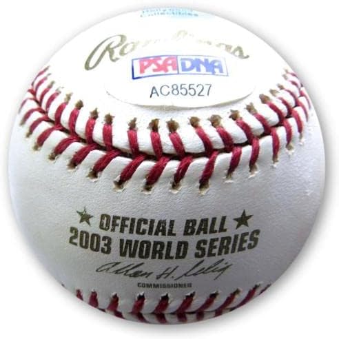 Мигел Кабрера Подписа Бейзболни Топки с Автограф на Марлини World Series 2003 PSA AC85527 - Бейзболни Топки С Автограф