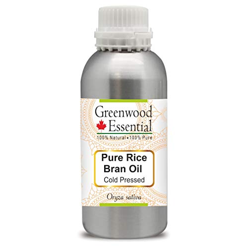 Етерично масло от оризови трици Greenwood (Oryza Sativa) Естествен Лечебен сортове, Студено пресовано за лична хигиена 1250 мл (42 грама)