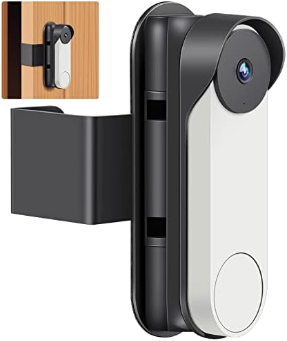 Закопчалка за Видеодомофон Google, Без пробиване на отвора на притежателя на камерата на Google Doorbell, Регулируем Монтаж на Стена, Аксесоари за системи за сигурност на Google Doorbell, Не Блокиране на Сензора на