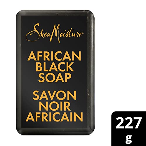 Почистване на сапун SheaMoisture Bar за Проблемна кожа Африкански Черен сапун с масло от шеа 8 грама