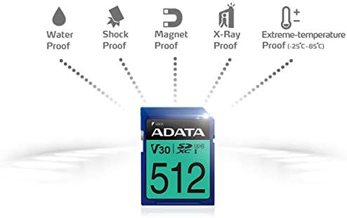 Карта памет ADATA Premier Pro 128GB V30S SDXC UHS-I U3 V30 Class 10 Full HD и 4K UHD SD (ASDX128GUI3V30S-R)