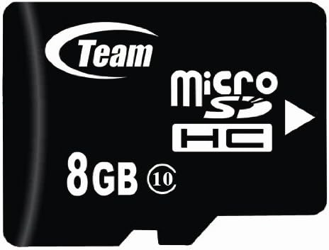 Високоскоростна карта памет microSDHC Team 8GB Class 10 20 MB/Сек. Невероятно бърза карта за телефон HTC HERO TILT 2. В комплекта е включен и безплатен високоскоростен USB адаптер. Идва с.