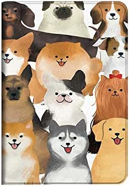 Калъф LucklyingBao подходящ за 6 Kindle Paperwhite (7-мо поколение, година на издаване)-Лек калъф от изкуствена кожа за четене на електронни книги Kindle Paperwhite -Сладък кученце