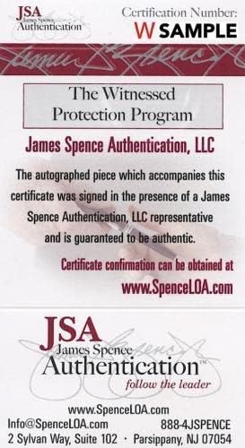 Жорж Сен Пиер с автограф 11x14 Снимка UFC JSA Джеймс Спенс стана Свидетел на СОА - Снимки на UFC с автограф