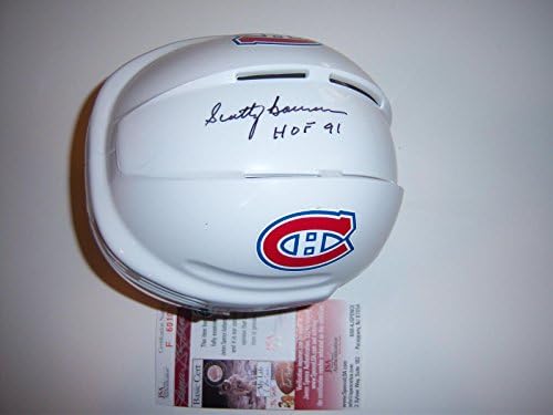 Скоти Боуман Монреал Канадиенс, Мини-Каска с автограф hof Jsa/ coa - Мини-каски и маски НХЛ с автограф