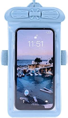 Калъф за телефон Vaxson, Съвместим с водоустойчив калъф Hisense H30 LITE Dry Bag [Без защитно фолио за екрана] Син