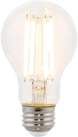 Уестингхаус Lighting 5255000 Led лампа с нажежаема жичка с мощност 10 W (еквивалент на 100 Вата) A19 с регулируема яркост, Средна База