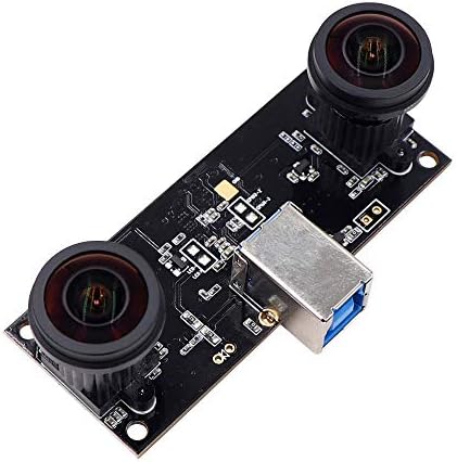 KAYETON Рибешко Око Широкоъгълен Двойна Леща USB 3.0 Синхронизация, Модул на камера 1.3 мега пиксела HD 960P OTG UVC 3D VR Стерео Уеб камера