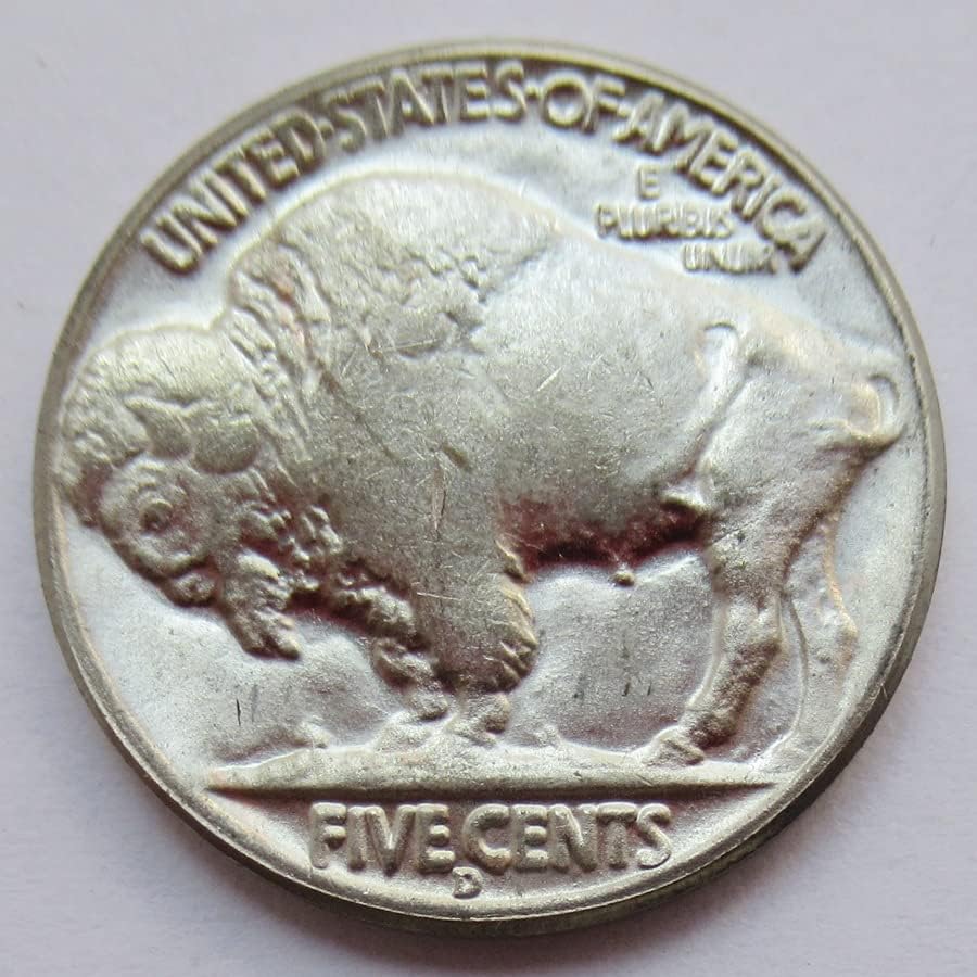 Възпоменателна монета Бъфало Чуждестранна Реплика на 1937 г., на стойност 5 цента