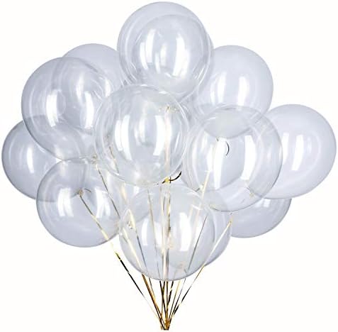 Прозрачни балони Aimto за партита, 12 см–Опаковка от 100