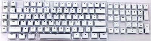 wj forG915 Пълен набор от сменяеми клавиатури кепета 109/87 G915/G913/G815/G813 TKL RGB Детска механична клавиатура (109 комбинации на бяло G915)