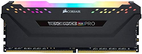 Настолна памет Corsair Vengeance RGB Pro 32gb (4x8 GB) DDR4 3600 (PC4-28800) C16 – Черен