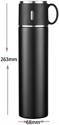 N/A Термос с изолация от неръждаема стомана, при Прохлада, Вакуум Колба с двойни стени за пътуване (Цвят: B)