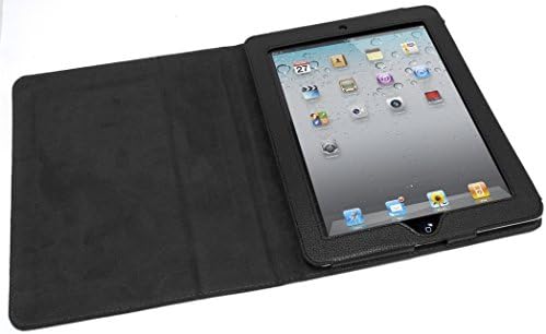 Калъф за iPad 1, Калъф от изкуствена кожа Bastex Folio с Вградена стойка за Apple iPad 1 1-во поколение - Черен