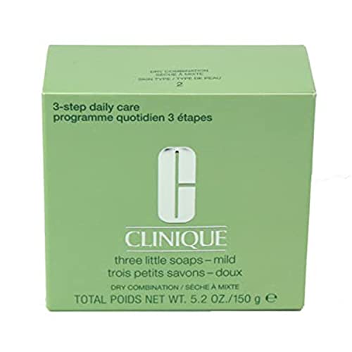 3 малки парчета сапун - Mild от Clinique за мъже - 3 х 50 грама на сапун